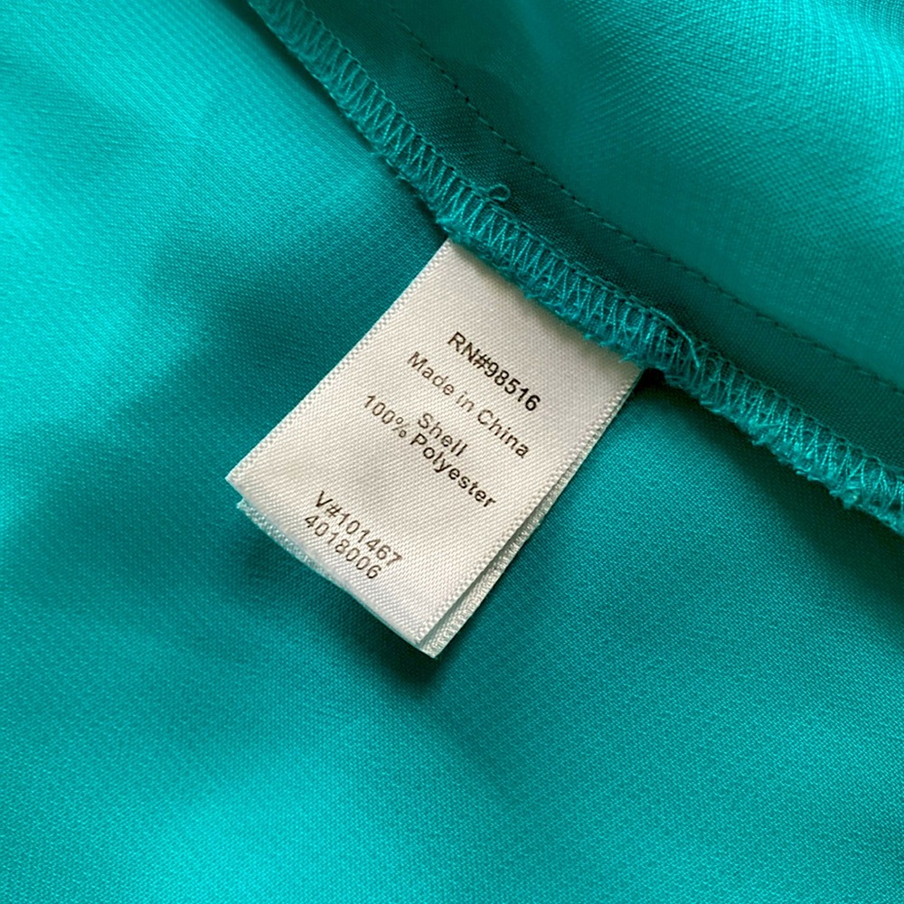 Coldwater Creek Lg sheer blouse - Picture 3 of 4